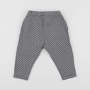 Petit Bateau - jogging bleu, blanc - 12 mois