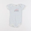 Petit Bateau - body bleu - 12 mois