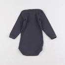 Petit Bateau - body gris - 6 mois