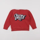 Vertbaudet - sweat rouge - 5 ans