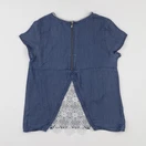 IKKS - blouse bleu - 12 ans
