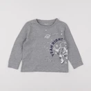 Vertbaudet - tee-shirt gris - 4 ans