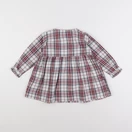 Vertbaudet - robe blanc, rouge - 2 ans
