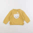 Vertbaudet - sweat jaune - 2 ans