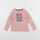 Vertbaudet - tee-shirt rose - 4 ans