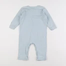 Petit Bateau - pyjama coton blanc, bleu - 18 mois
