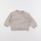 H&M - sweat beige - 9/12 mois