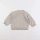H&M - sweat beige - 9/12 mois