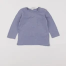 H&M - tee-shirt bleu - 6/9 mois