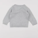 Vertbaudet - gilet gris - 18 mois