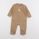 Vertbaudet - pyjama coton marron - 18 mois