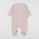 Petit Bateau - pyjama velours rose - 6 mois