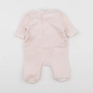 Carrément Beau - pyjama velours rose - 1 mois