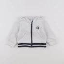 Jacadi - sweat blanc - 12 mois