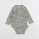 Vertbaudet - body bleu - 6 mois