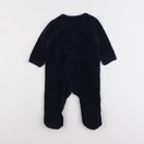 Vertbaudet - pyjama velours bleu - 6 mois