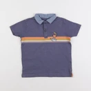 Vertbaudet - polo bleu - 4 ans