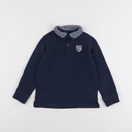 Vertbaudet - polo bleu - 4 ans