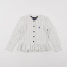 Ralph Lauren - gilet blanc - 4 ans
