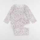 Vertbaudet - pyjama velours multicolore - 4 ans