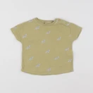Zara - tee-shirt jaune - 3/6 mois