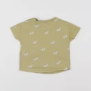 Zara - tee-shirt jaune - 3/6 mois