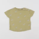 Zara - tee-shirt jaune - 3/6 mois