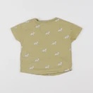 Zara - tee-shirt jaune - 3/6 mois