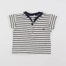 Petit Bateau - tee-shirt blanc - 6 mois