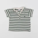 Petit Bateau - tee-shirt vert - 6 mois