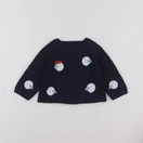 Jacadi - gilet bleu - 6 mois