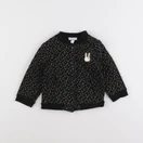 Vertbaudet - sweat noir - 18 mois