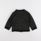Vertbaudet - sweat noir - 18 mois