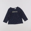 Tape à l'oeil - tee-shirt bleu - 12 mois