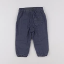 H&M - pantalon bleu - 9/12 mois