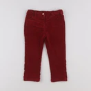 Vertbaudet - pantalon rouge - 18 mois