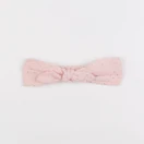 Vertbaudet - bandeau rose - 12/18 mois