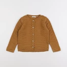Little Cigogne - gilet marron - 5 ans