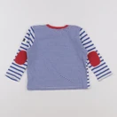IKKS - tee-shirt blanc, bleu - 18 mois