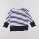 IKKS - tee-shirt blanc, bleu - 3 ans