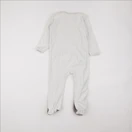 H&M - pyjama velours blanc - 2/3 ans