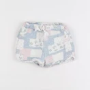 Vertbaudet - short doublé multicolore - 18 mois