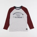 Vertbaudet - tee-shirt gris, rouge - 10 ans