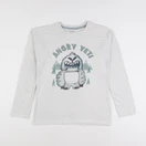 Vertbaudet - tee-shirt beige, vert - 12 ans