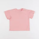 H&M - tee-shirt rose - 12/18 mois