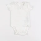 H&M - body à col blanc - 1 mois
