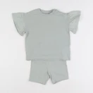 H&M - ensemble vert - 12/18 mois