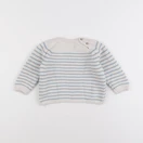 Zara - pull bleu - 6/9 mois