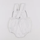 Jacadi - combinaison blanc, gris - 6 mois