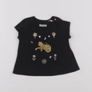 IKKS - tee-shirt noir, or - 6 mois
